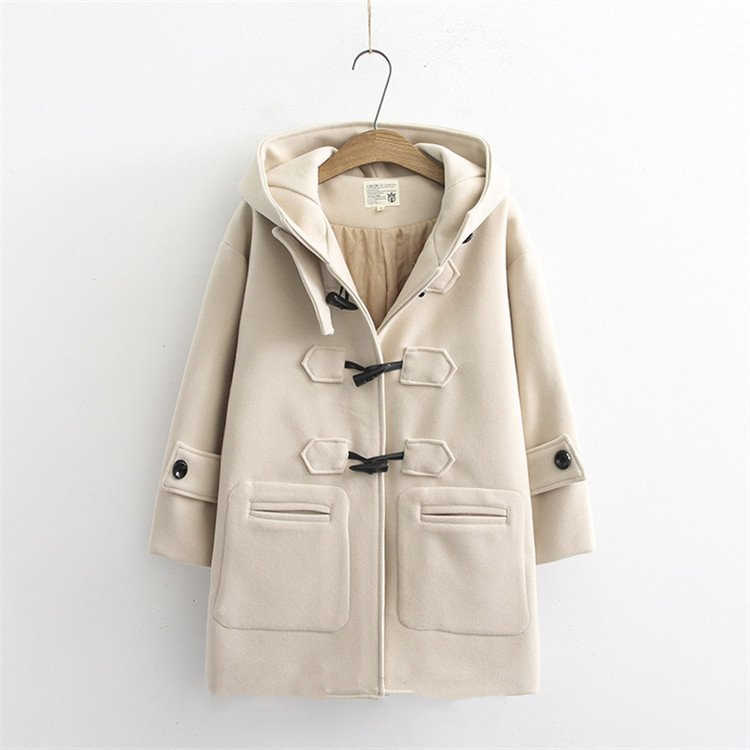 スクール コート レディース ダッフル 中綿 コート スクール ジャケット 学生中学生軽い フード付き 厚手 暖かい 通学