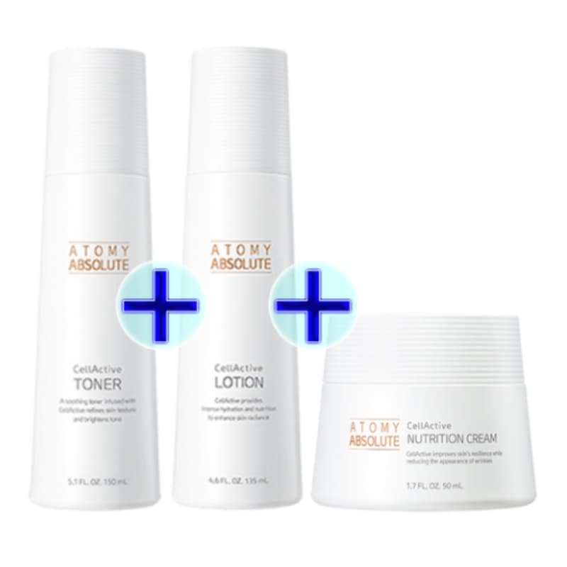 アトミアブソリュートセレブトナー(150ml)+ローション(135ml)+クリーム(50ml)