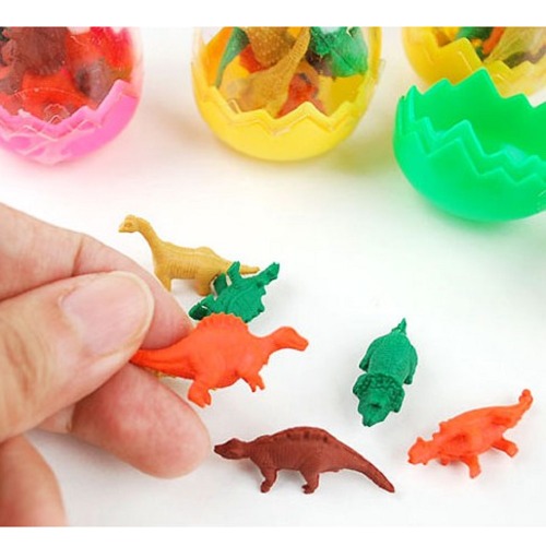透明恐竜卵恐竜消しゴムx 12個面白いおもちゃグループプレゼント誕生日こどもの日クリスマスプロモーション
