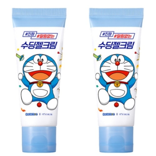 【正品】ドラえもん エディション·パワー10 フォーミュラ·エルアイ スージングジェルクリーム 甘草ジュレン75ml2個