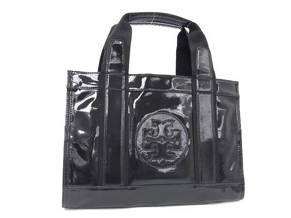 トリーバーチ トートバッグ エラ パテントレザー - ブラック ハンドバッグ ショルダーバッグ ショッピングバッグ 鞄 ブランド 肩掛け 斜め掛け 上品 ビジネス 高級 上品【本物保証】