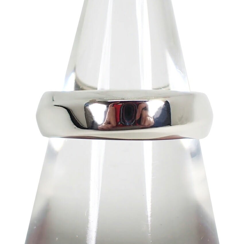 【中古】TIFFANY 925 ナイフエッジ リング 9号[g328-64］