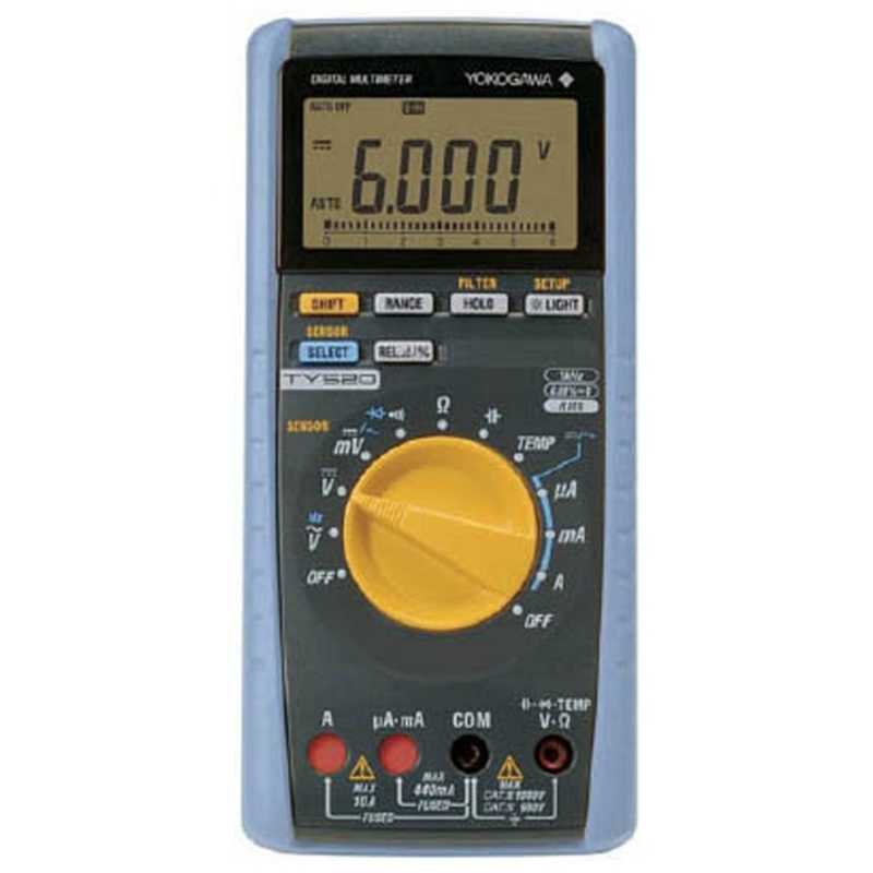 横河メータ＆インスツルメンツ　ディジタルマルチメータ　TY520