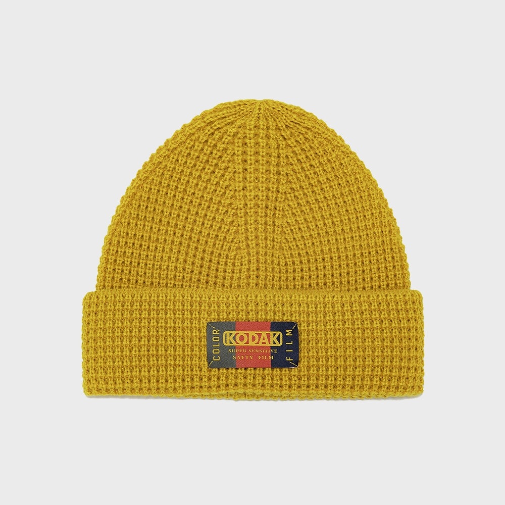 コダックアパレル コダカラー ワッフル ビーニー MUSTARD