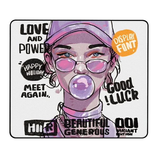 Owepowe ow-wgr-rapper-girl-4942 ゲーミングマウスパッド