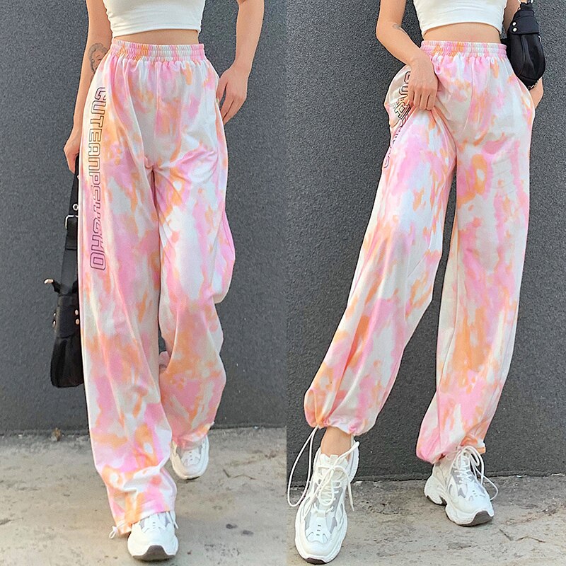 ワイドレッグパンツ レディース ウォーキング ルーズ ヒップホップ ストリート スポーツ 体育 運動 ルームウェア ズボン パンツ ゆったり シンプル 着やせ 春 秋 パジャマ ファッション レジャー
