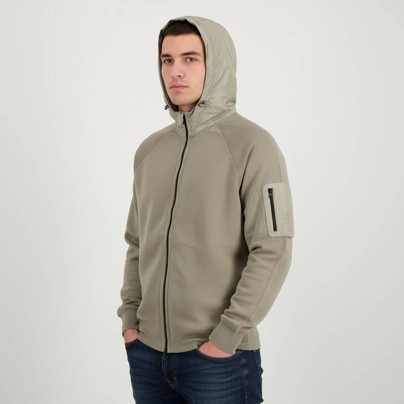 [ラベッルッソ] メトロポリス フード付きジップアップ 15CLKN021A 006599A 335