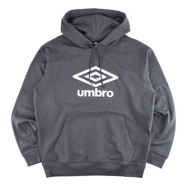 エッセンシャルビッグロゴフレンチテリーフード付きTシャツ チャコール UQ123CHD18