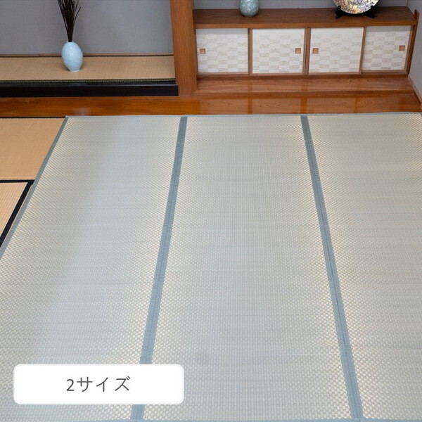 1020080012402 敷物 帖物(い草) 市松 261×261cm メーカー直送