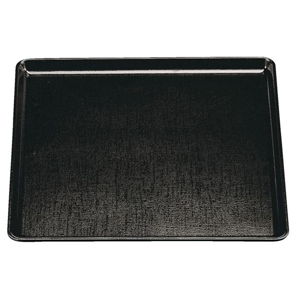 尺2 布目正角トレー/おぼん 黒SL 36736720mm ノンスリップ 日本製 食洗機対応 和食 レストラン 店舗 お店 4,736円
