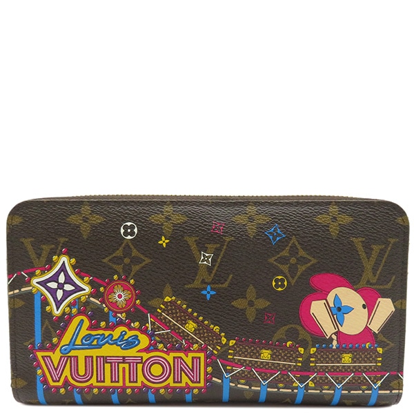 ルイヴィトン LOUIS VUITTON 長財布 モノグラムキャンバス ゴールド金具 ヴィヴィエンヌ ラウンドファスナー M69750 【箱】【中古】長財布