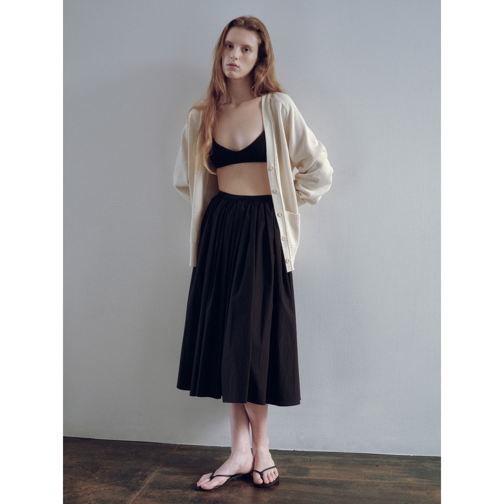何も書かれていないセルトスカート (ブラック)
