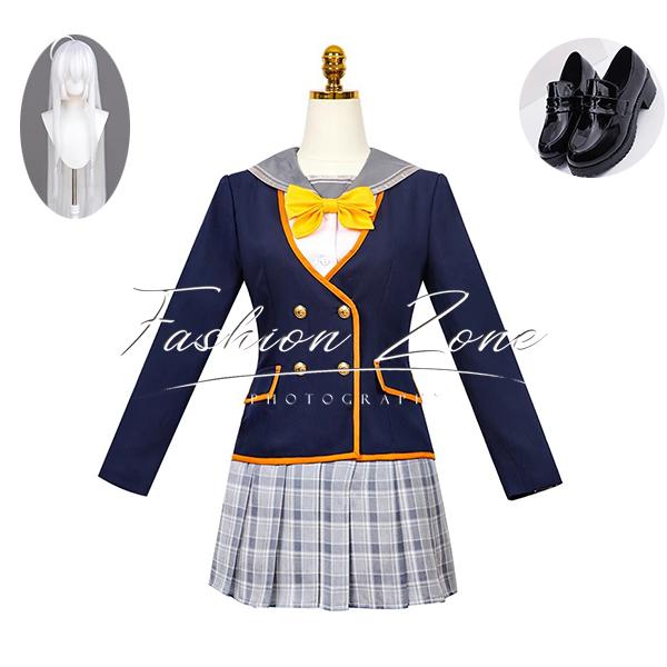 サノバウィッチ 風 綾地 寧々 制服 コスプレ 衣装 ウィッグ 靴 cosplay イベント 演出服 アニメ変装 仮装