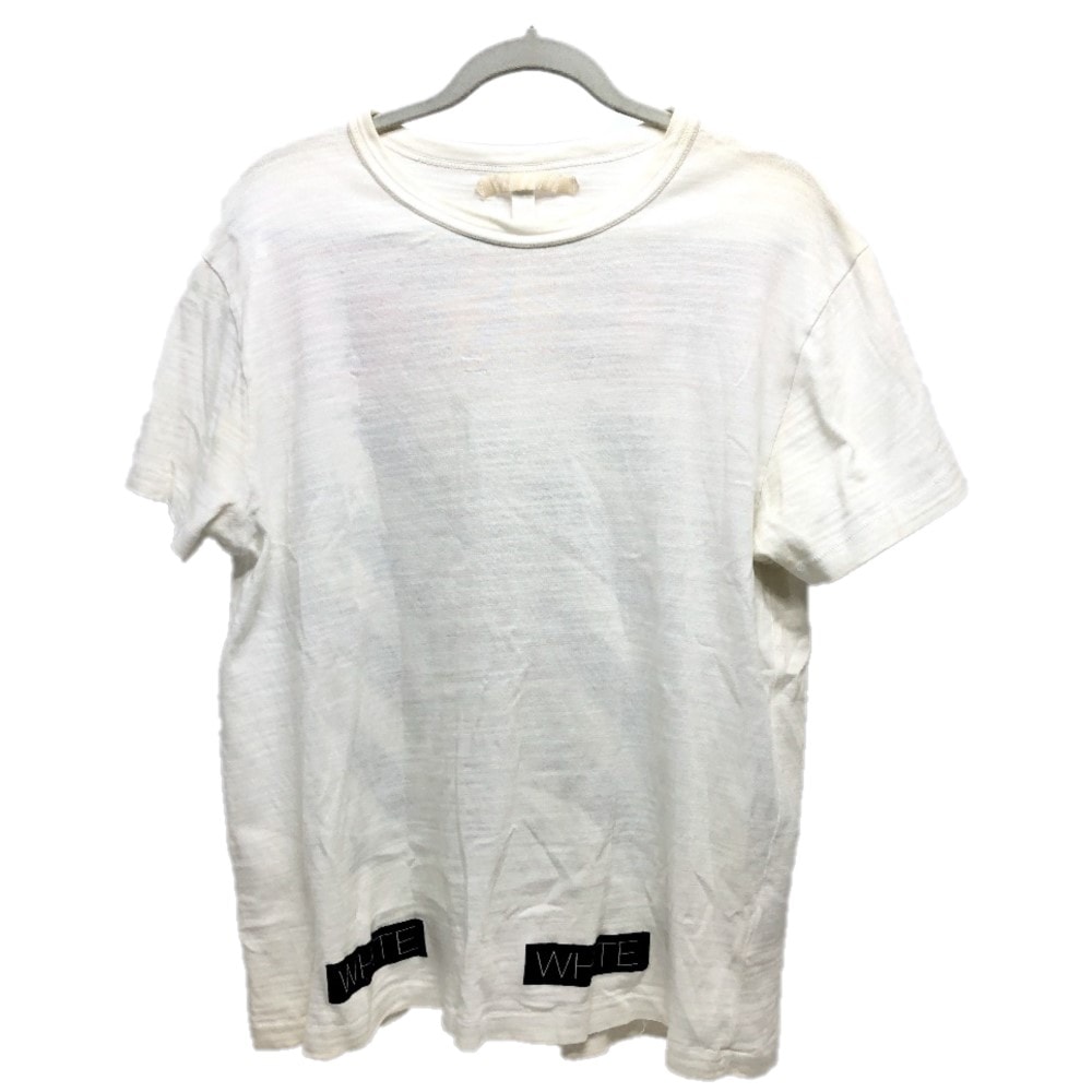 OFF-WHITE オフホワイト 半袖Tシャツ アパレル トップス 半袖 Tシャツ コットン ホワイト