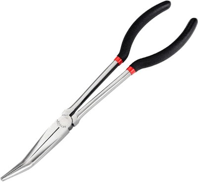 他サイト： ラジオペンチ ロング 先細 長い 先長 スリム 工具 滑り止め加工 車( Silver)の商品画像
