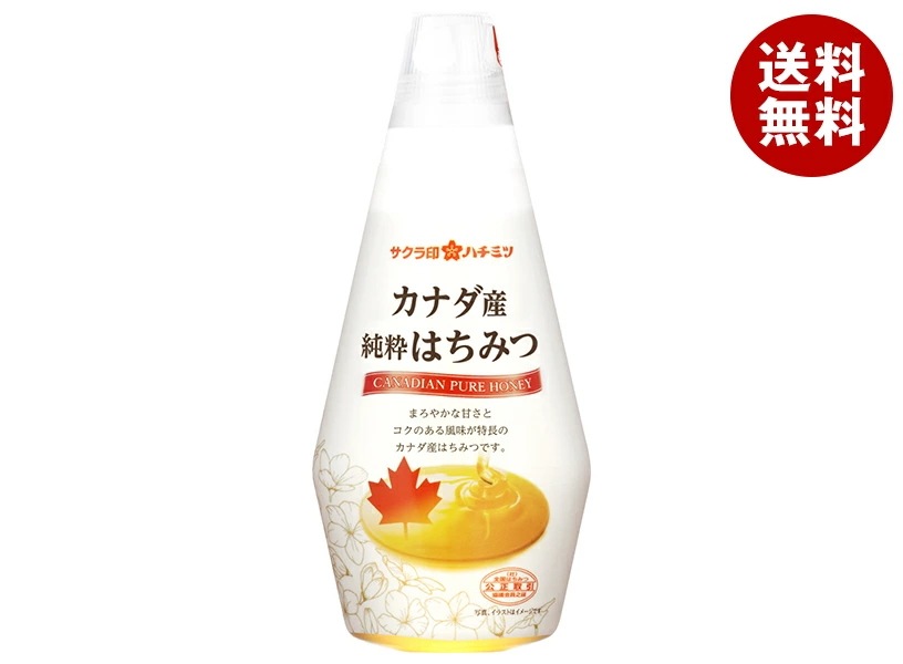 加藤美蜂園 サクラ印 カナダ産純粋はちみつ 290g×12本入