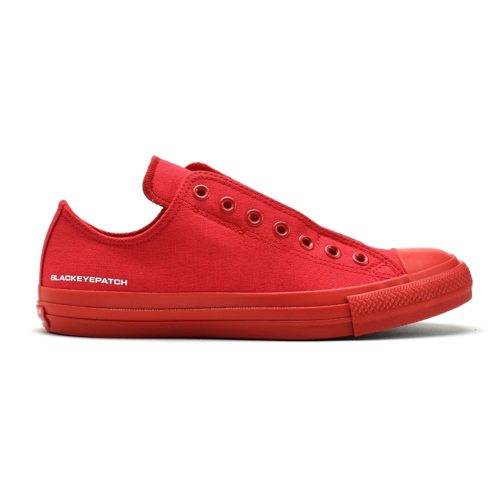 コンバース ブラックアイパッチ コンバース オールスター 100 メンズ スリップ OX スニーカー レッド 赤 CONVERSE ALL STAR 100[31306640]