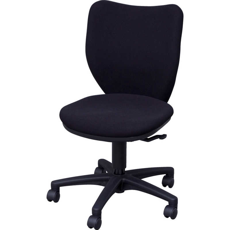 アイリスチトセ　アイリスチトセ オフィスチェア ミドルバックタイプ ブラック　BIT-BX45-L0-F-BKBK