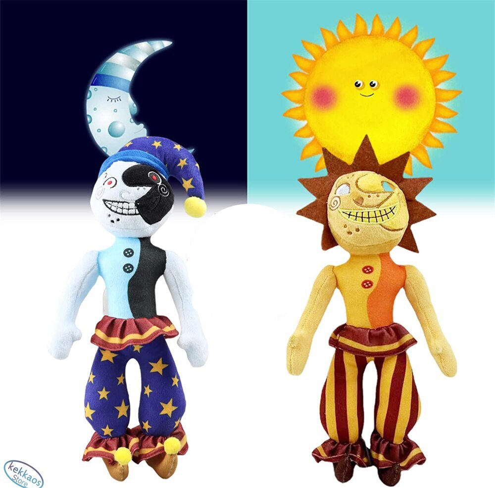 Qoo10] FNAFサンとムーンぬいぐるみ 13イン : おもちゃ・知育