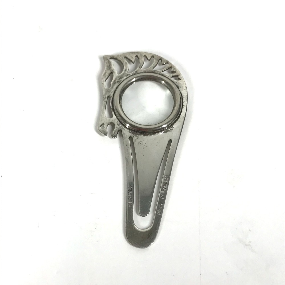 雑貨 シュバル ルーペ 馬 アニマル メタル シルバーインテリア雑貨