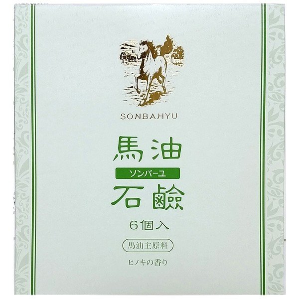 2箱セット薬師堂　ソンバーユ馬油石鹸ヒノキの香り　12個入(85g6)