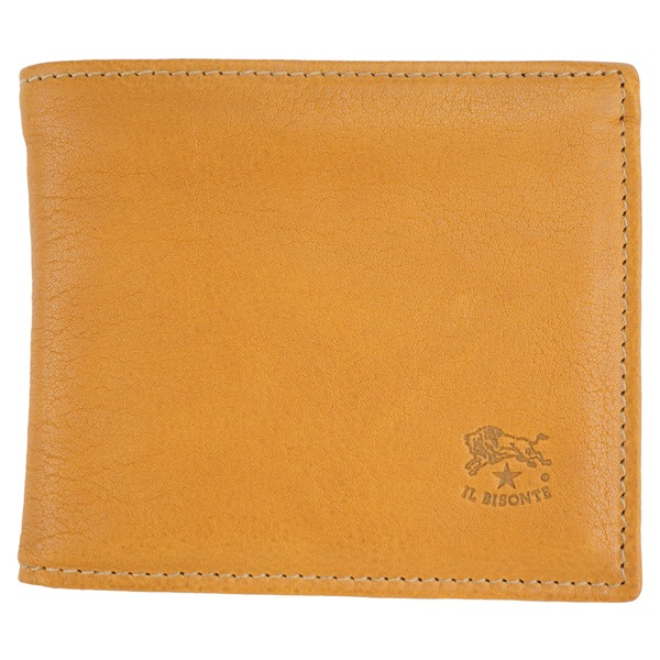 IL BISONTE イルビゾンテ BI FOLD WALLET 二つ折り財布　コンパクト財布　メンズ　レディース　ユニセックス/SBW023 PO0001 NA178N/Naturale