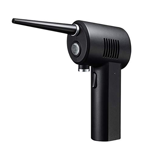 サンワサプライ 電動エアダスター USB充電式 LEDライト搭載 CD-ADE1BK 6,273円