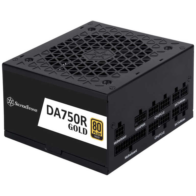 SILVERSTONE　PC電源 DA750R Gold［750W /ATX /Gold］ ブラック　SST-DA750R-GM