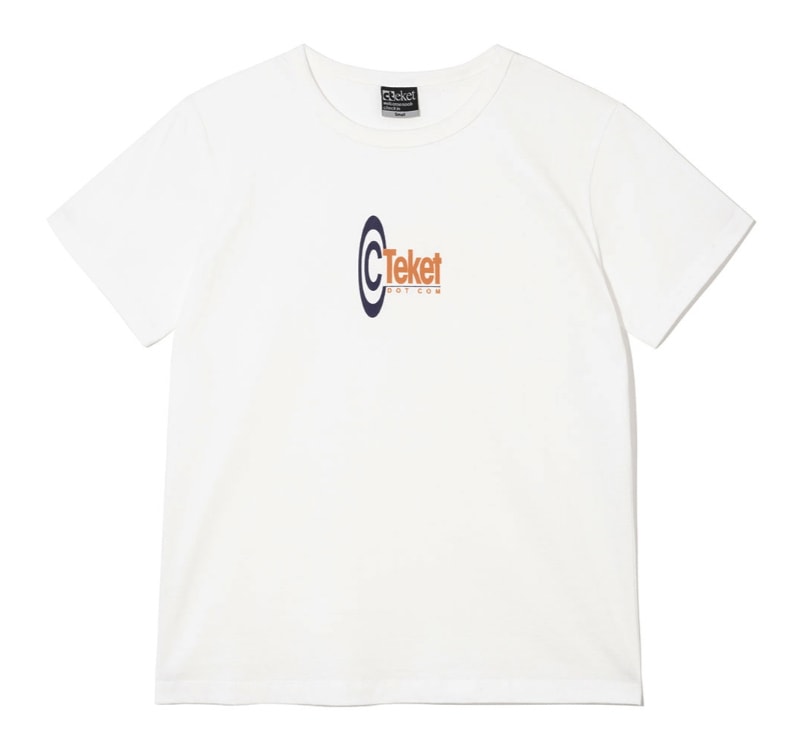 テケット Symbol Women Tee White