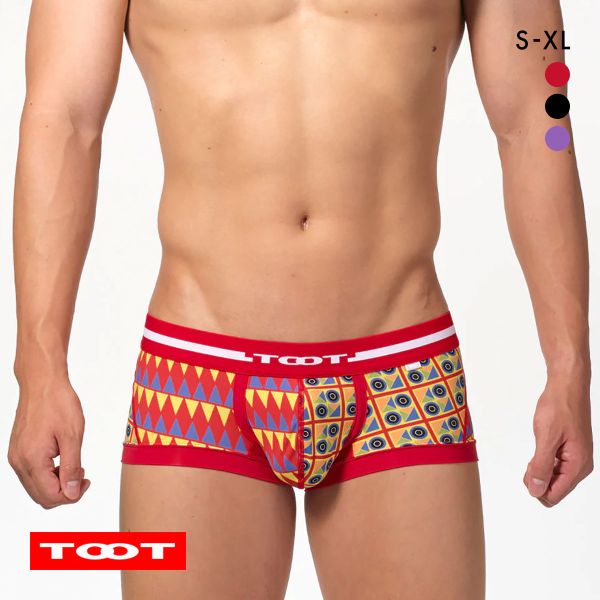 トゥート TOOT トライバルアシンメトリーボクサー ウルトラマイクロボクサーパンツ ローライズ メ