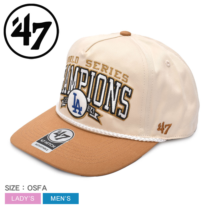 ブランド キャップ LOS ANGELES DODGERS 2024 WORLD SERIES CHAMPIONS BATTER 47 HITCH BWS-WSBAT312CNP-NT メンズ