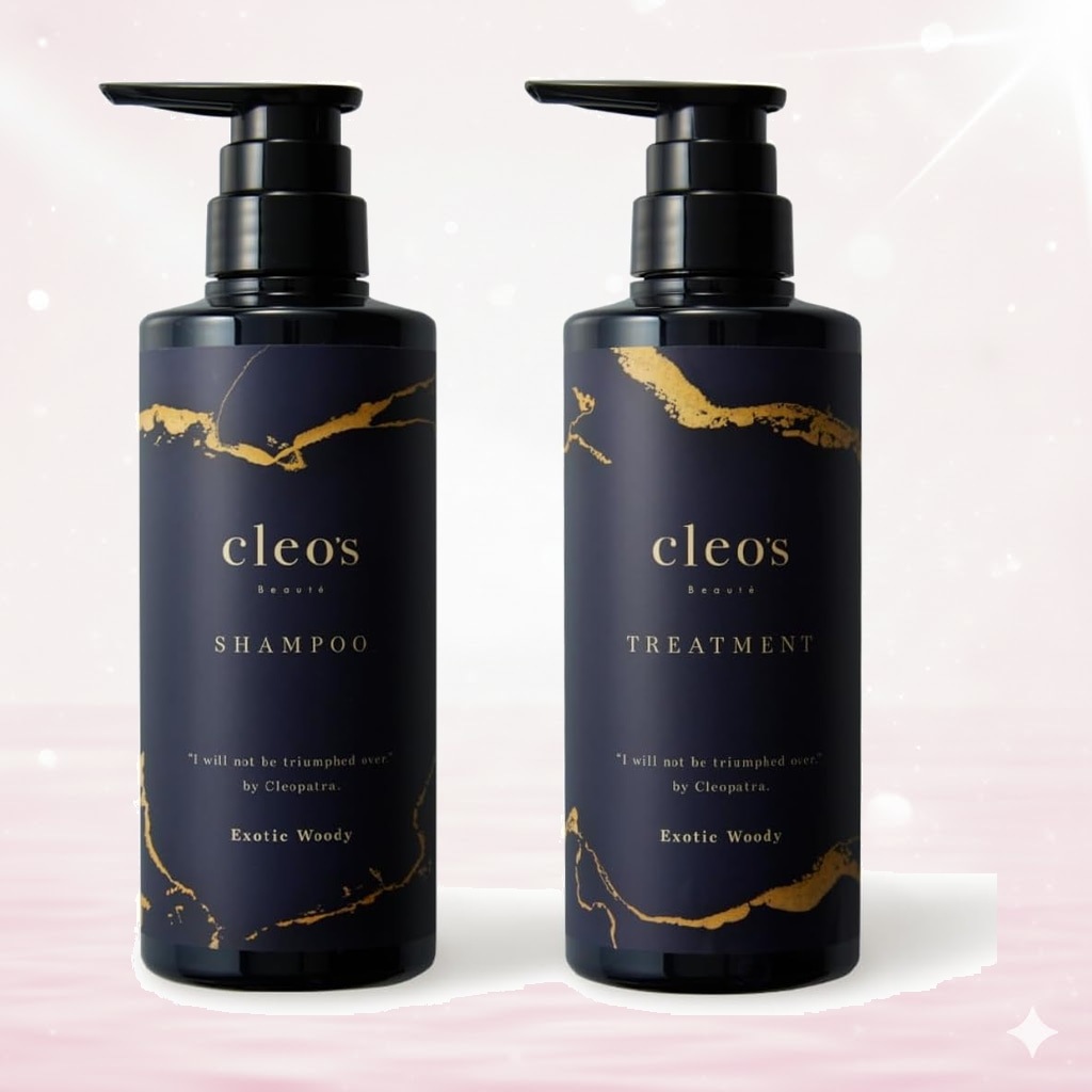 Cleos Beaute エクストラモイストシャンプー&リペアトリートメント 380ml クレオズ シャンプー クレオズボーテ アミノ酸シャンプー