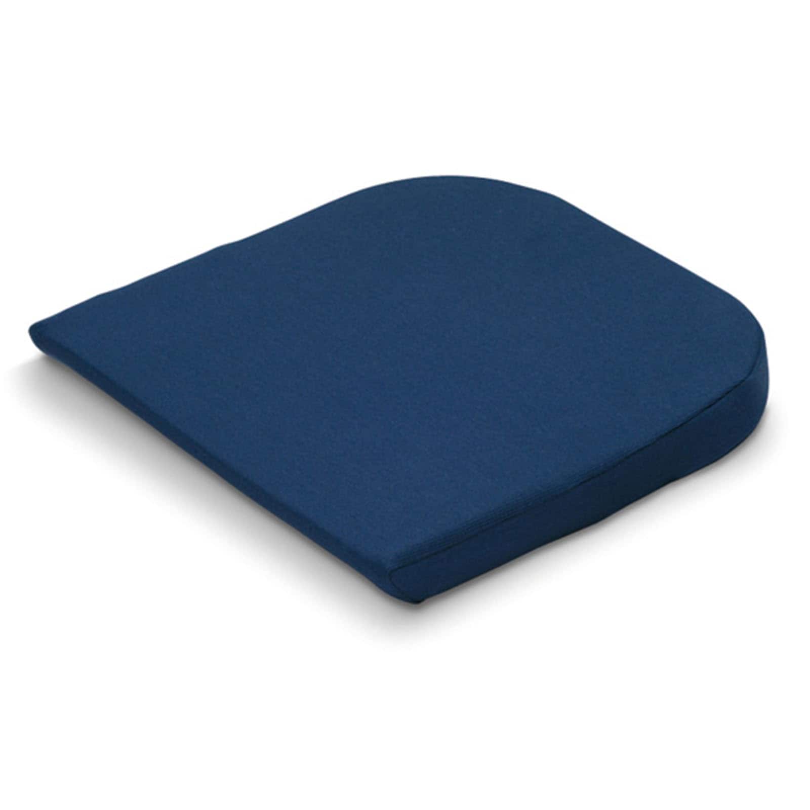 テンピュール(Tempur) クッション椅子用 座布団 シートクッション-S 椅子に置くだけ 長時間快適な座りごこち オフィスや自宅のチェアー向け 体圧分散 チェアパッド ダークブルー 約 幅35x奥