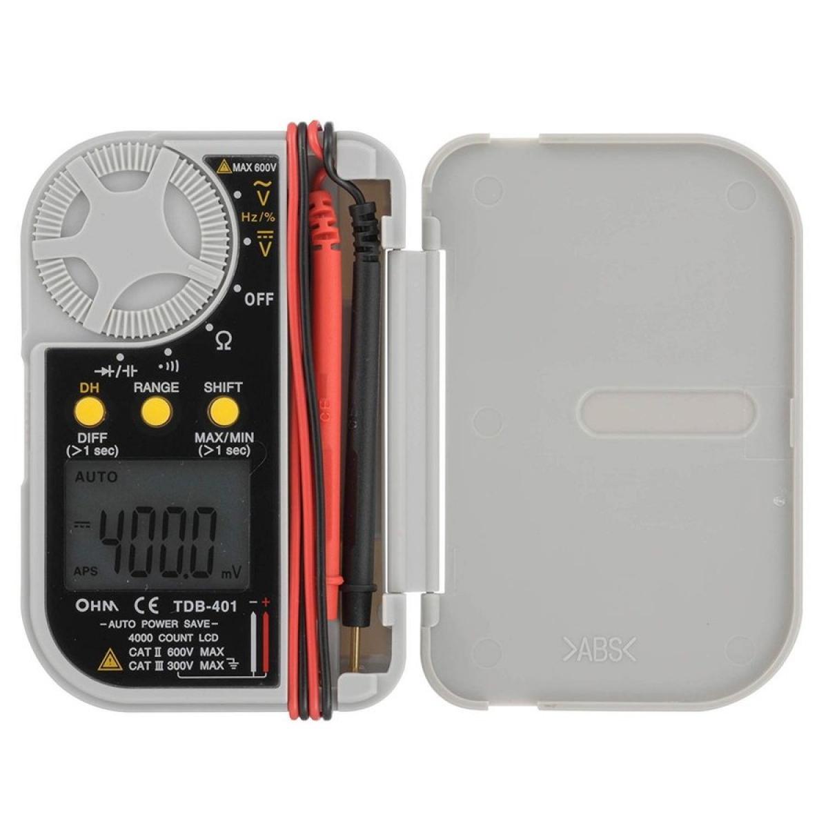 OHM(オーム電機) デジタルマルチテスター TDB-401 (04-1891) 6,029円