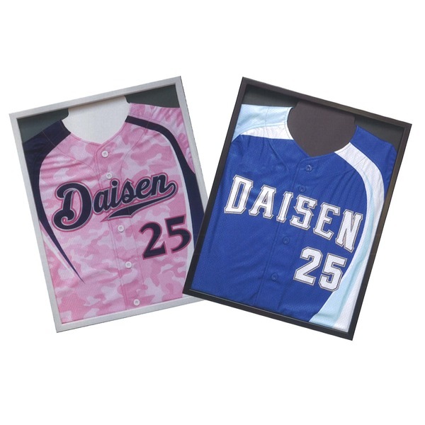 ユニフォーム額 ブラック 日本製 UVカットアクリル 簡単にセットが出来る ハンガー付き 額 額縁 フレーム