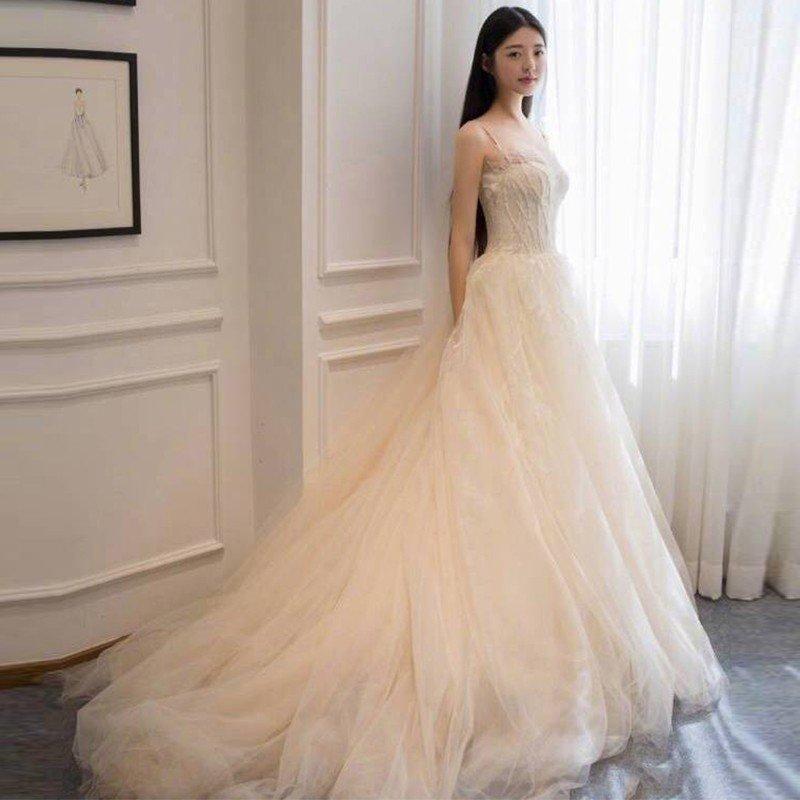 ウエディングドレス 安い 白 シンプル ロングドレス 結婚式 花嫁 ブライダル ウエディングドレス aライン 二次会 パーティードレス 演奏会 フォーマルドレス