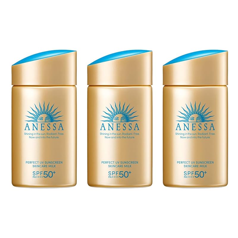 【迅速発送】ANESSA(アネッサ) パーフェクトUV スキンケアミルク a 日焼け止め シトラスソープの香り 60mL（３個セット）