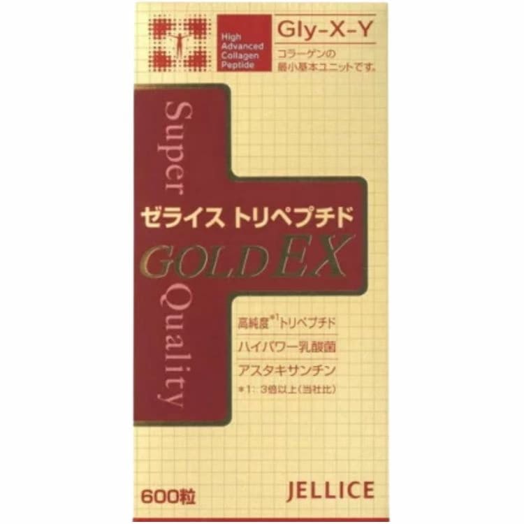 ゼライス トリペプチド GOLDEX 600粒 サプリメント コラーゲン 乳酸菌 アスタキサンチン 8,985円