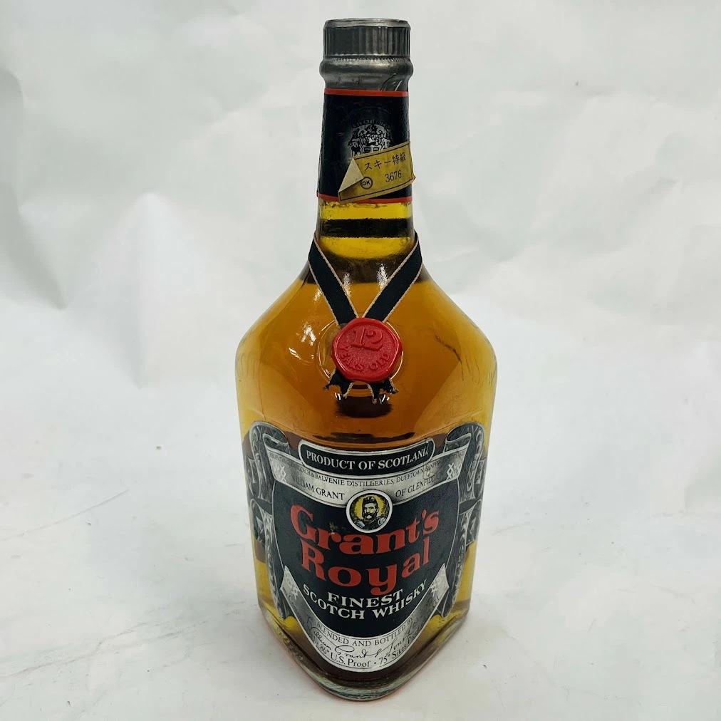 【未成年の飲酒は法律で禁じられています】グランツロイヤル 12年 750ml 43度 オールドボトル