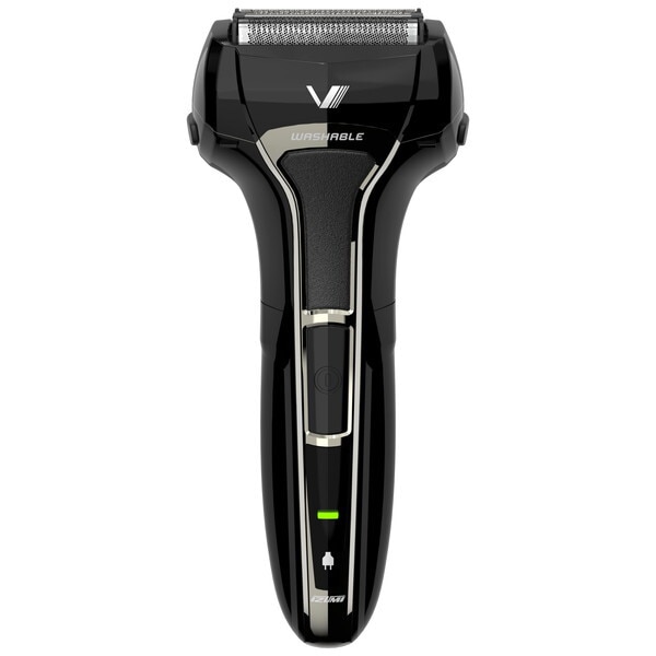 シェーバー メンズシェーバー 往復式 3枚刃 充電式 IZF-V533R-K ブラック ソリッドシリーズ
