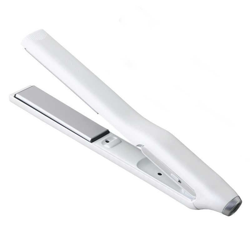 AGETUYA URU ストレート&カールアイロン 28mm 100℃~200℃ 海外対応 交流(コード)式 ホワイト AG-0006-WH