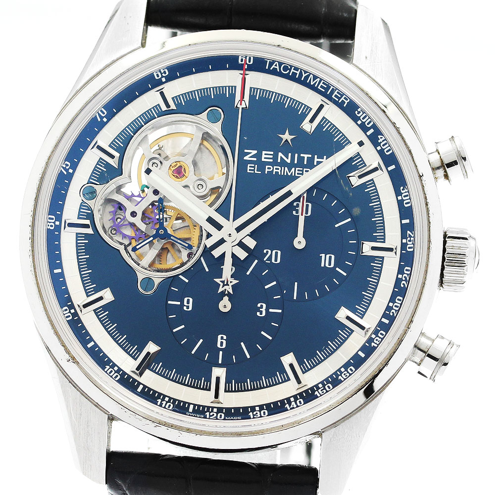 ゼニス ZENITH 03.20416.4061 エルプリメロ クロノマスター オープン 1969 自動巻き メンズ _902008【中古】