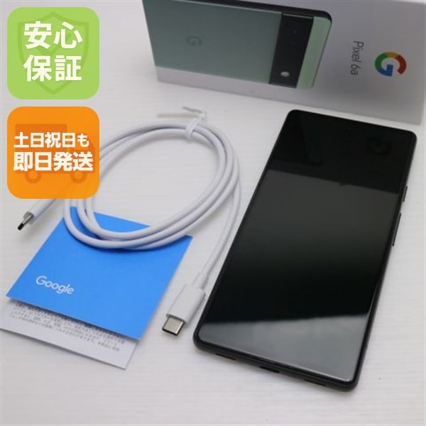 美品 SIMフリー Google Pixel 6a セージ スマホ 白ロム 中古 土日祝発送OK 62