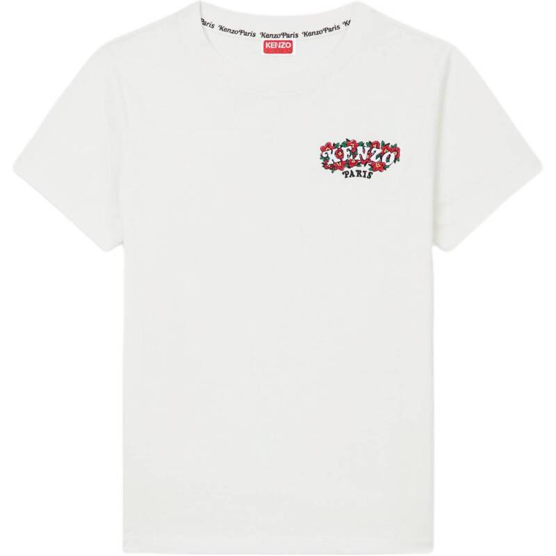 [カード決済で10%オフ] KENZO バーディ・マーケット レディース半袖Tシャツ FF52TS1544SO 02