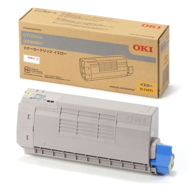 (純正品) OKI TC-C4CY1 トナーカートリッジ イエロー