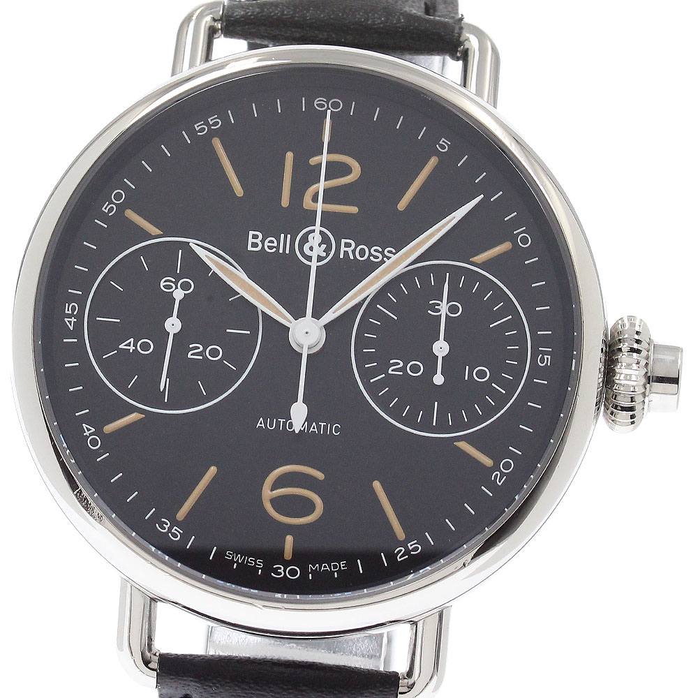 ベル＆ロス Bell＆Ross BRWW1-MP01 ヴィンテージ ワンプッシュ クロノグラフ スモールセコンド 自動巻き メンズ _942578【中古】