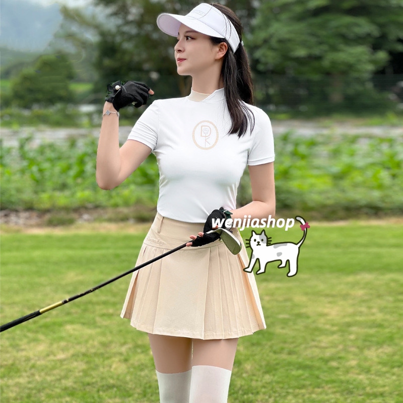 ゴルフウェア レディース スポーツウェア ゴルフスカート 半袖