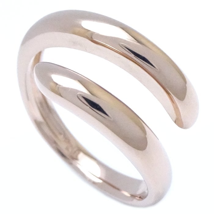 デザイン リング 指輪 12号 K18PG ピンクゴールド/65035【中古】