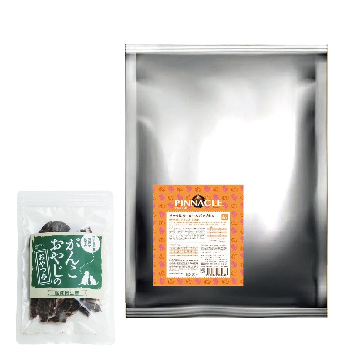 ピナクル ターキー＆パンプキン 4kg【国産鹿肉ジャーキー(お試しサイズ)付き】