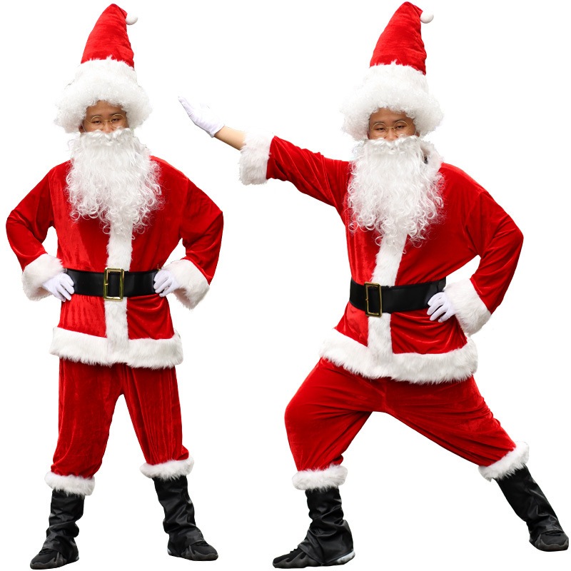 【激安大特価！】 サンタクロースの服ヨーロッパとアメリカはパーティーショーの大人の男性のサンタクロースの服のホットセー クリスマス